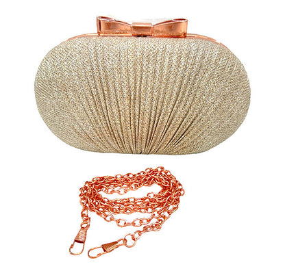 PLEATED ACCENT EVENING BAG 7254 (1PC)