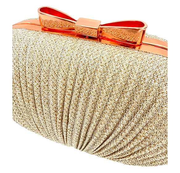 PLEATED ACCENT EVENING BAG 7254 (1PC)