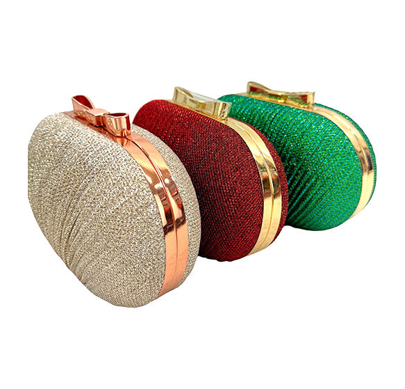 PLEATED ACCENT EVENING BAG 7254 (1PC)