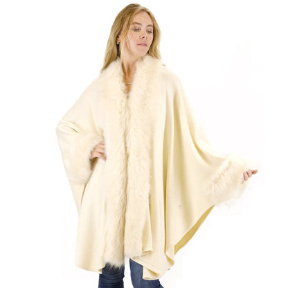 FUR SHAWL LONG SH921 (3PC)