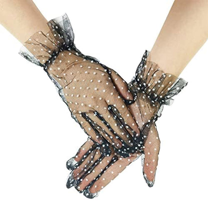 DOT PATTERN MESH GLOVES 126 (12PC)