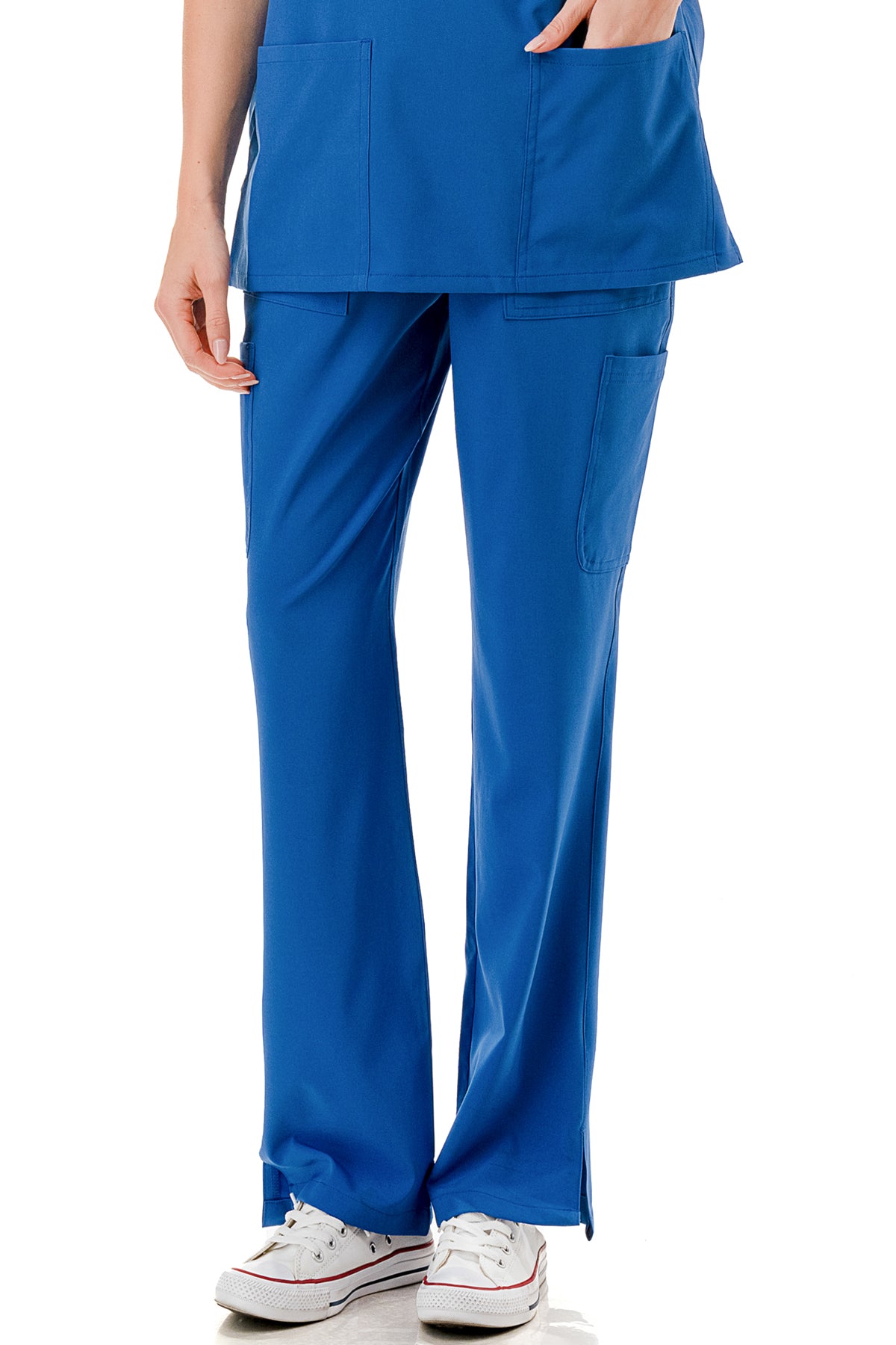 WOMEN'S SCRUBS MEDICAL NURSING UNIFORM SET UN0147BL (MIN 2 SET)