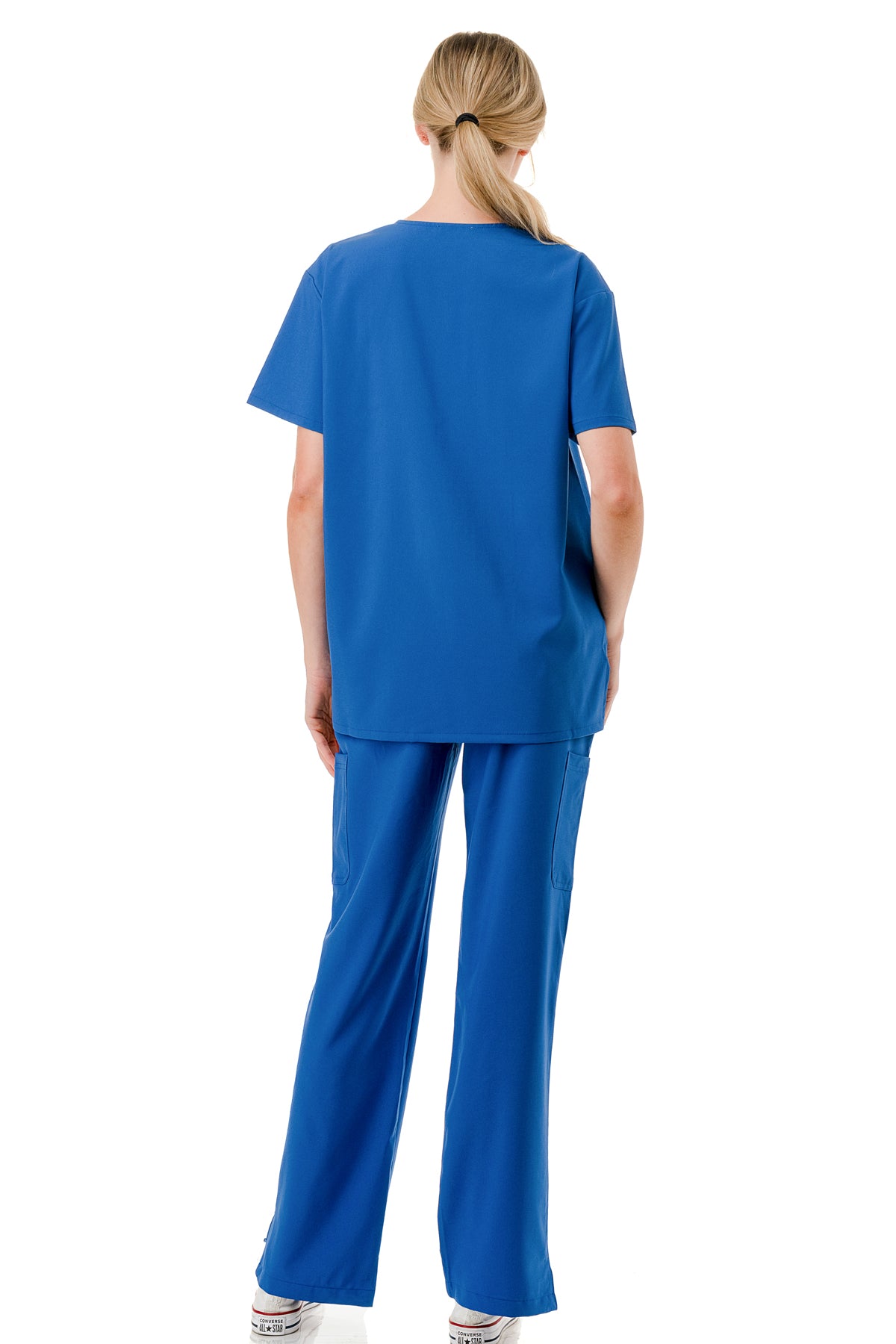 WOMEN'S SCRUBS MEDICAL NURSING UNIFORM SET UN0147BL (MIN 2 SET)