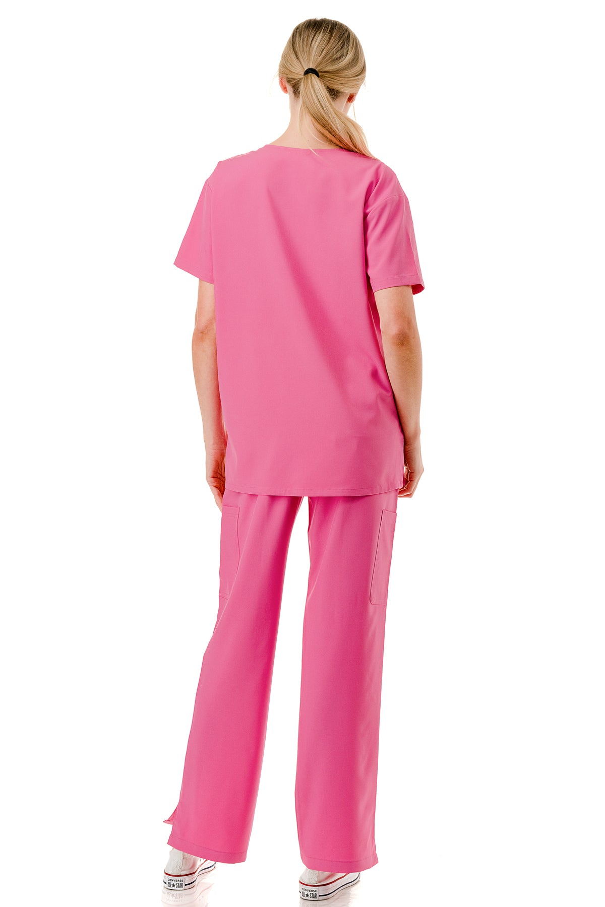 WOMEN'S SCRUBS MEDICAL NURSING UNIFORM SET UN0147PK (MIN 2 SET)