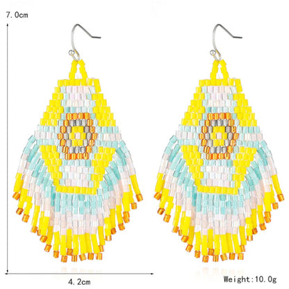 FRINGE BEAD EARRING ER2829-39 (12PC)