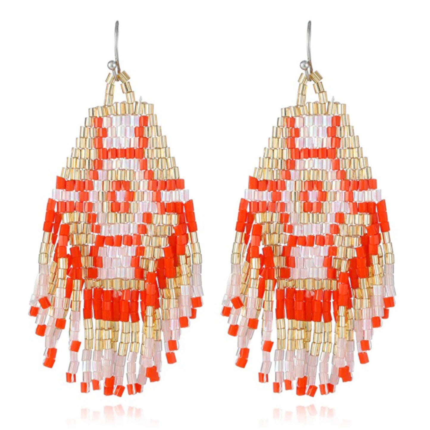 FRINGE BEAD EARRING ER2829-39 (12PC)