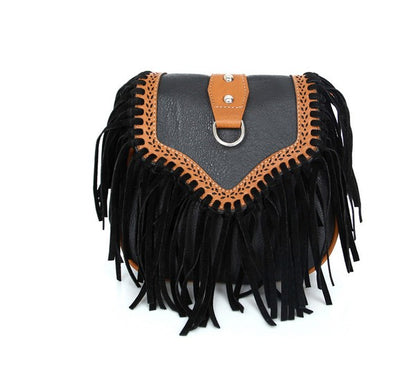 BOHO TASSEL CROSSBODY BAG 2828-43 (12PC)