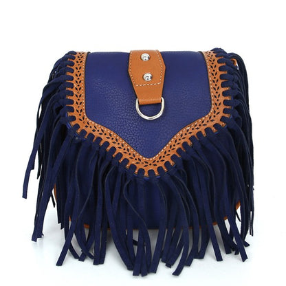 BOHO TASSEL CROSSBODY BAG 2828-43 (12PC)