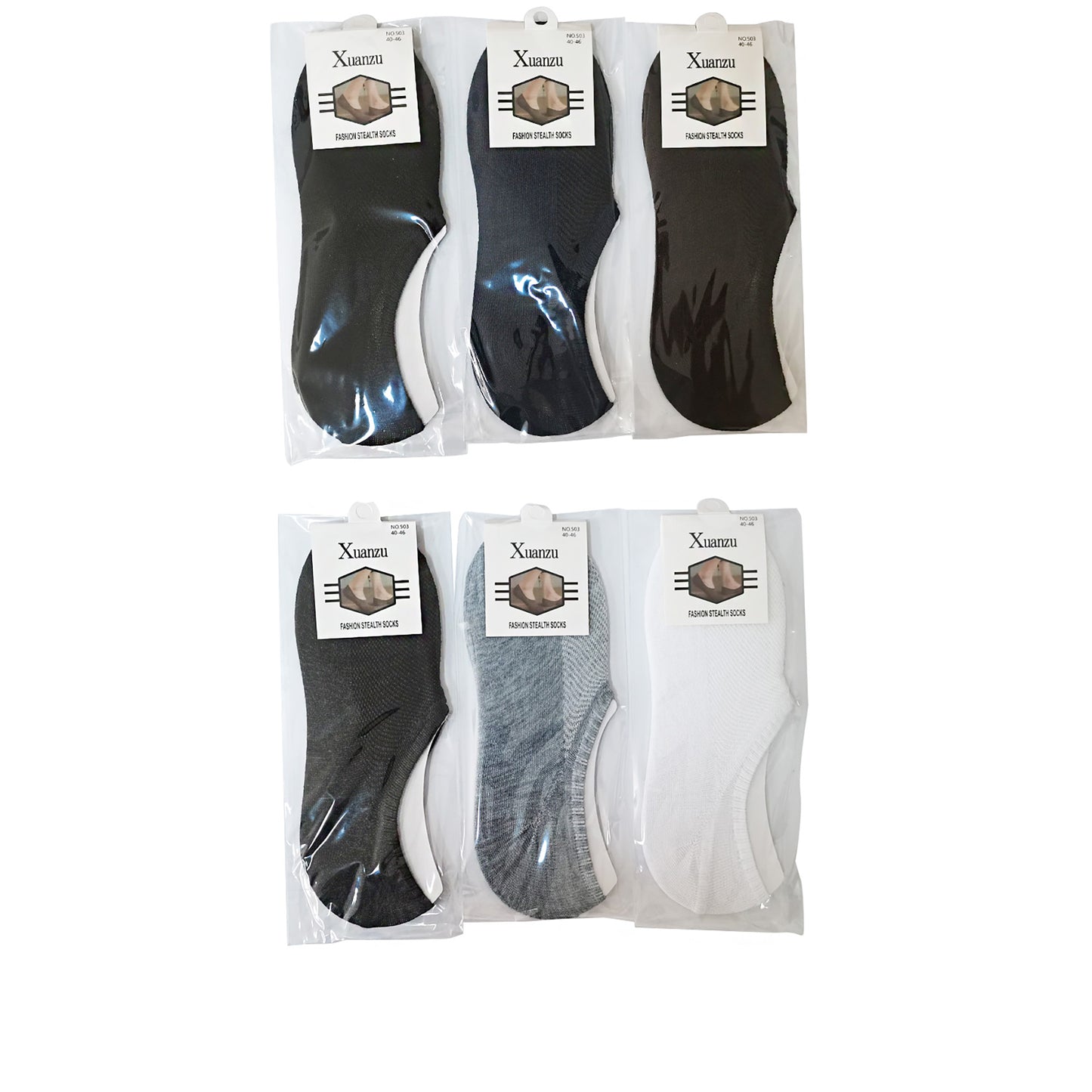 MEN'S FAKE SOCKS 817-7 (12PC)