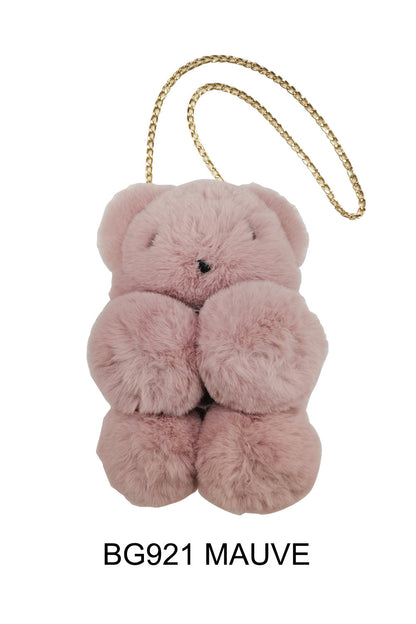 POM POM BEAR CROSSBODY BAG 921 (6pc)