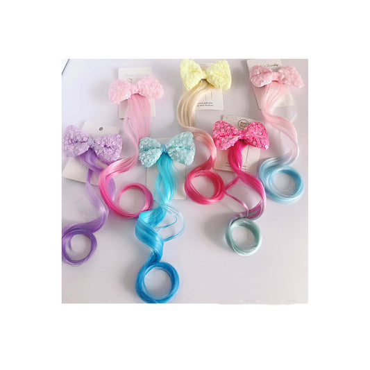 GRADATION WIG RIBBON HAIR DECORATION 21015-29 (12PC)