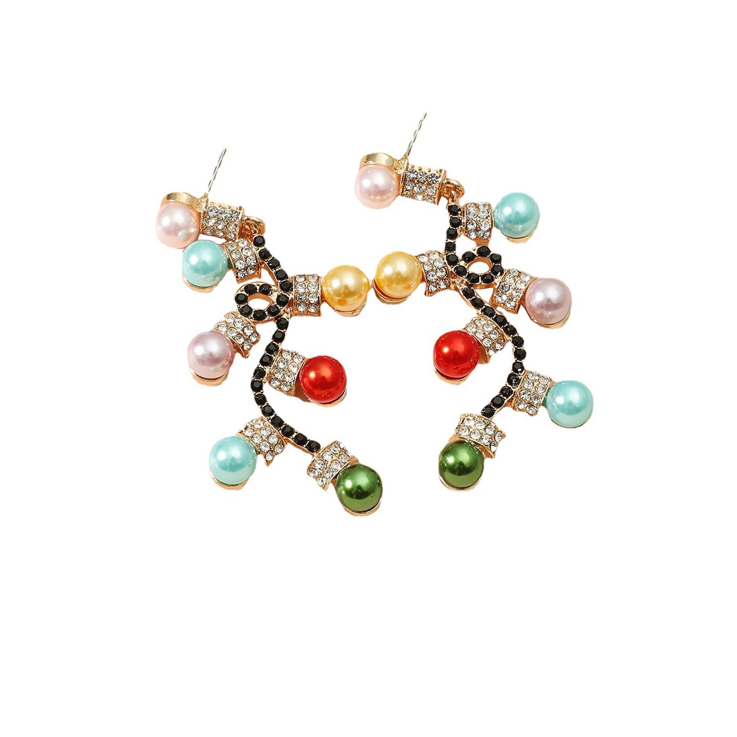 CHRISTMAS LIGHT EARRING 2913-44 (12PC)