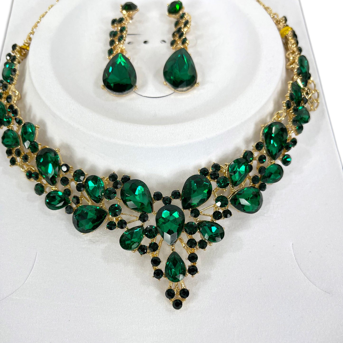 CRYSTAL NECKLACE EARRING SET 364 (2PC)