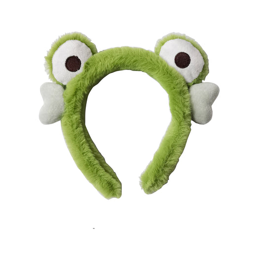 FUNNY FROG HEART CARTOON HEADBAND HB3228-23 (12PC)