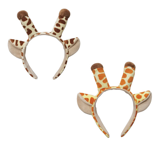 FUNNY GIRAFFE EAR HEADBAND HB3228-33 (12PC)