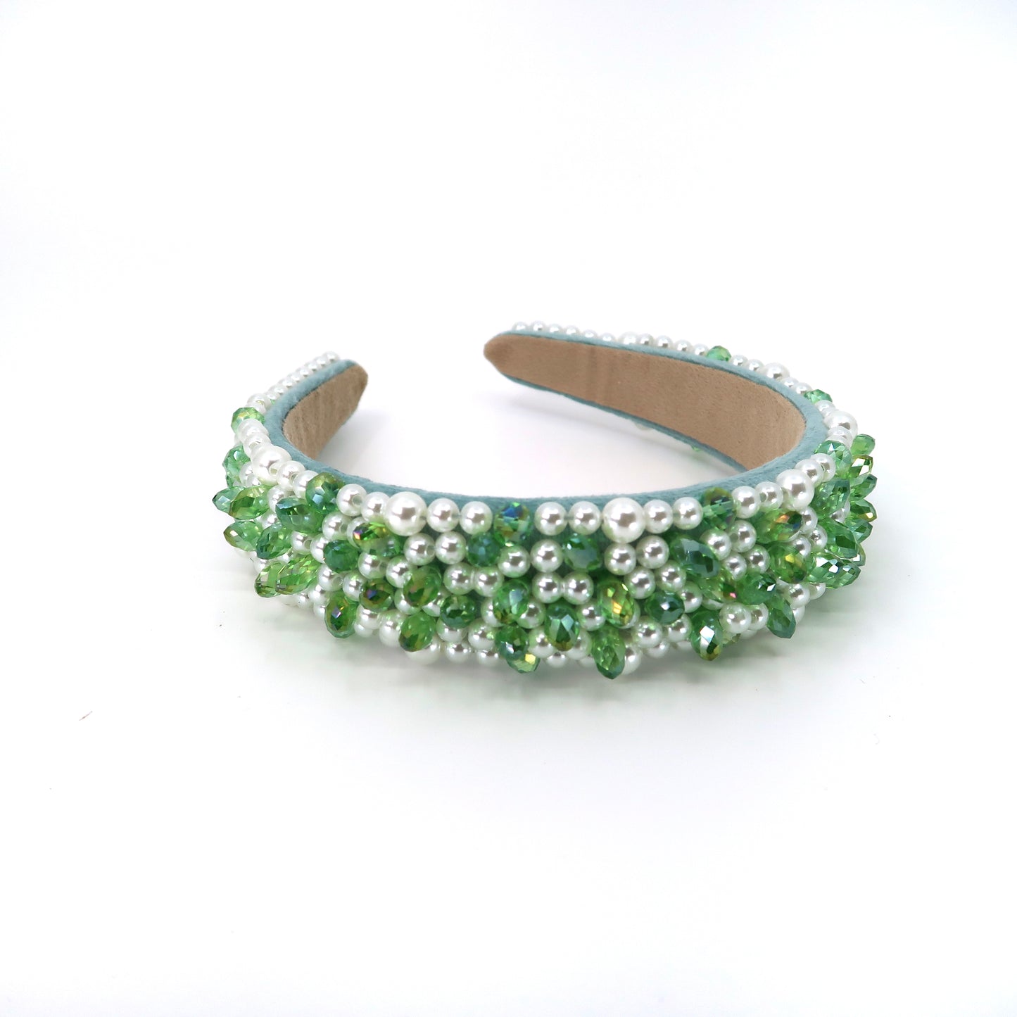 PEARL CRYSTAL DECOR HEADBAND HB224-34 (12PC)