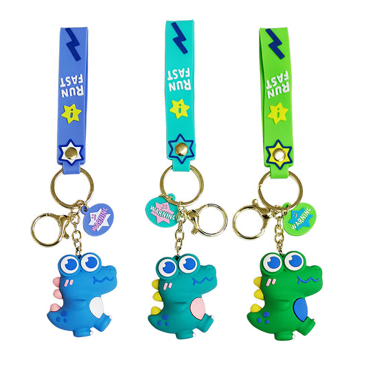 CUTE CARTOON DINO KEY CHAIN KC1117-34 (12PC)