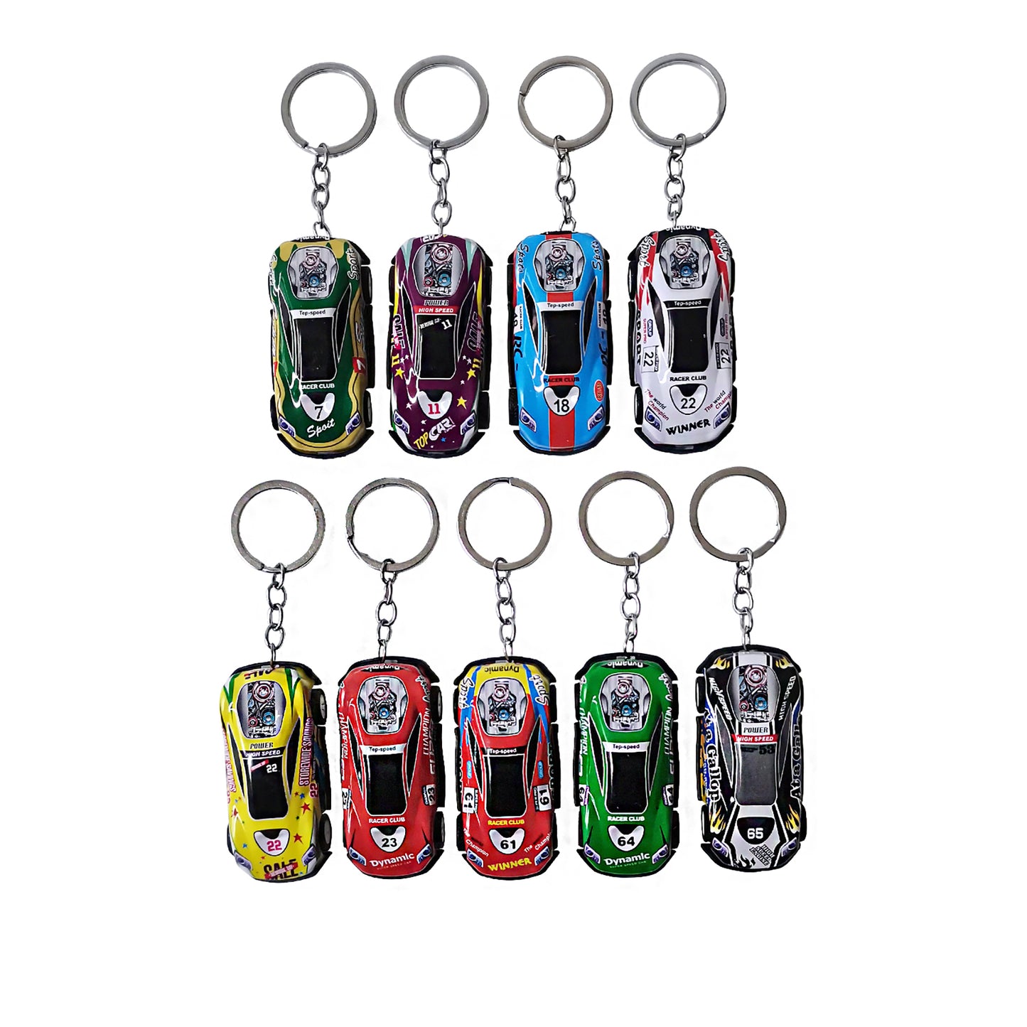 TOY CAR KEY CHAIN KC1212-41 (12PC)