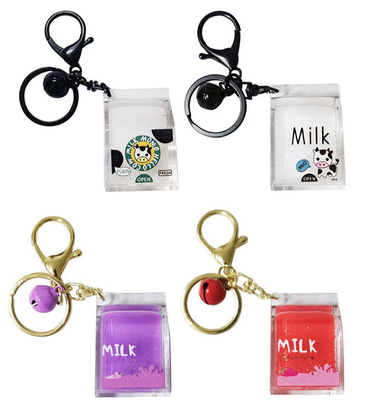 MILK LIQUID KEY CHAIN KC2830-24 (12PC)