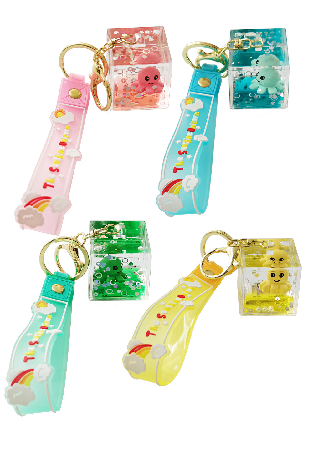 OCTOPUS LIQUID KEY CHAIN KC2830-31 (12PC)