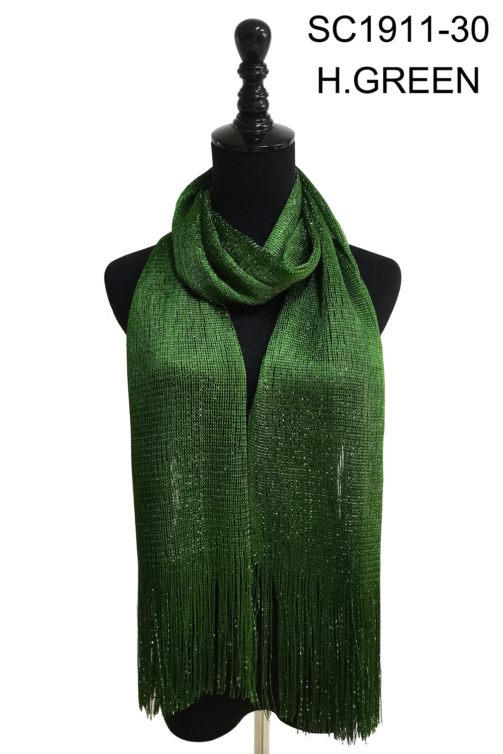 METALLIC SCARVES 1911-B (12pc)