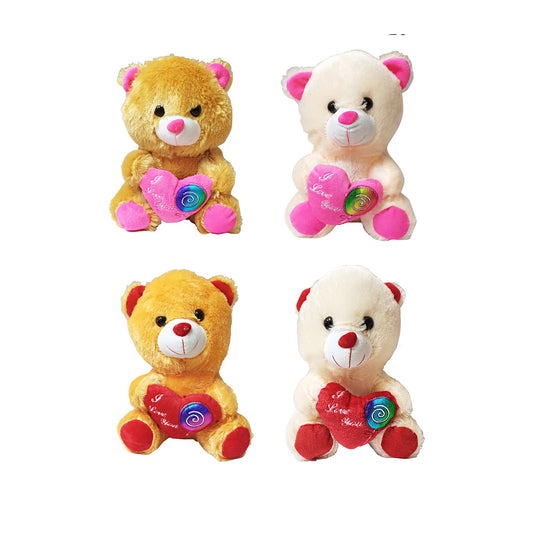 HEART BEAR PLUSH 1128-21 (12PC)