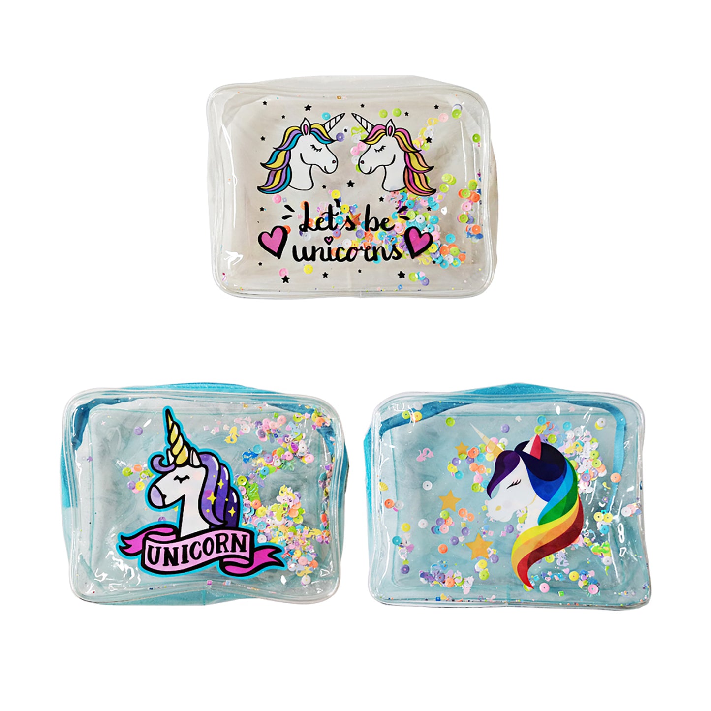 MAKEUP POUCH UNICORN SPARKLE 2517-22 (12PC)