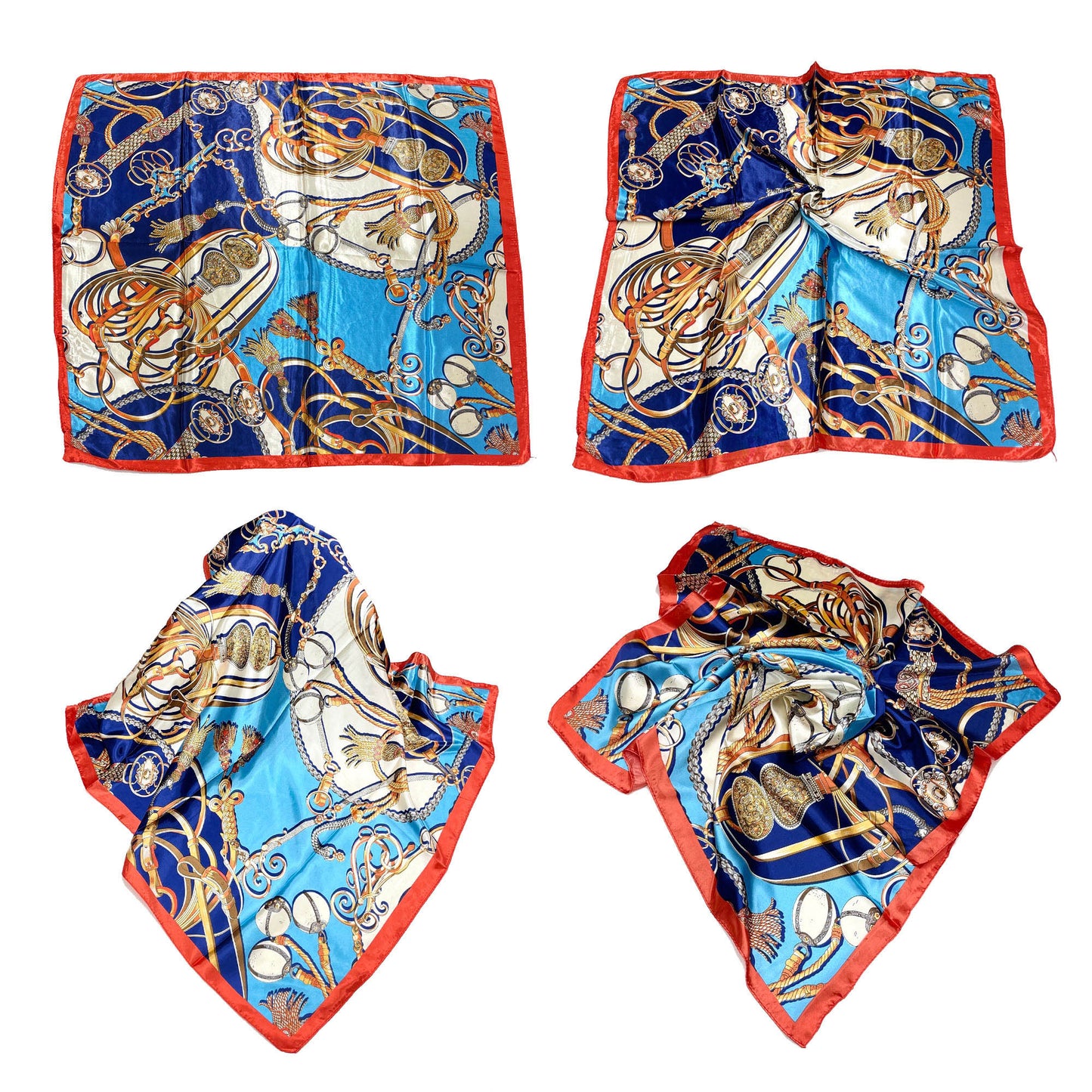 SATIN SCARF PATTERN 824-12 (12PC)