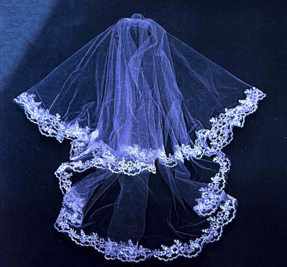 WEDDING VEIL 331-32 (3PC)