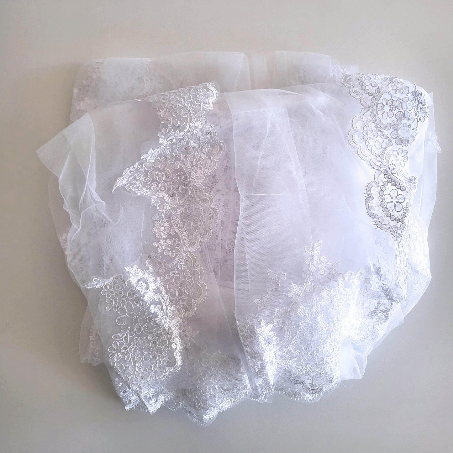 WEDDING VEIL 332-110 (3PC)