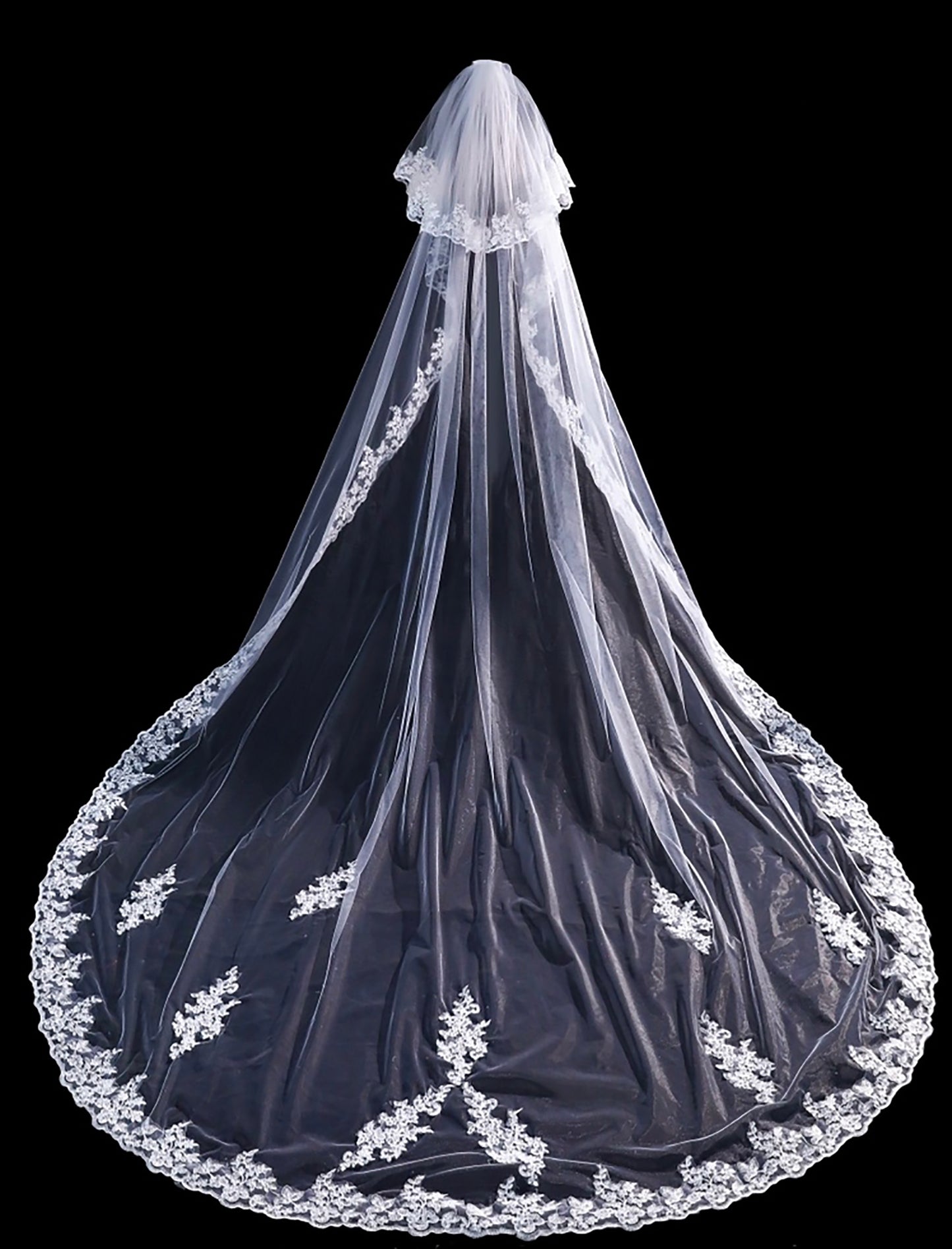 WEDDING VEIL 345-140 (3PC)