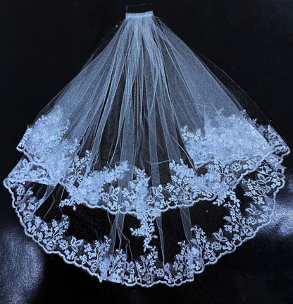 WEDDING VEIL 345-36 (3PC)